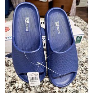 32 degrees slides blue size medium/ unisex men 5.5-6.5 Ladies 7.5-8.5